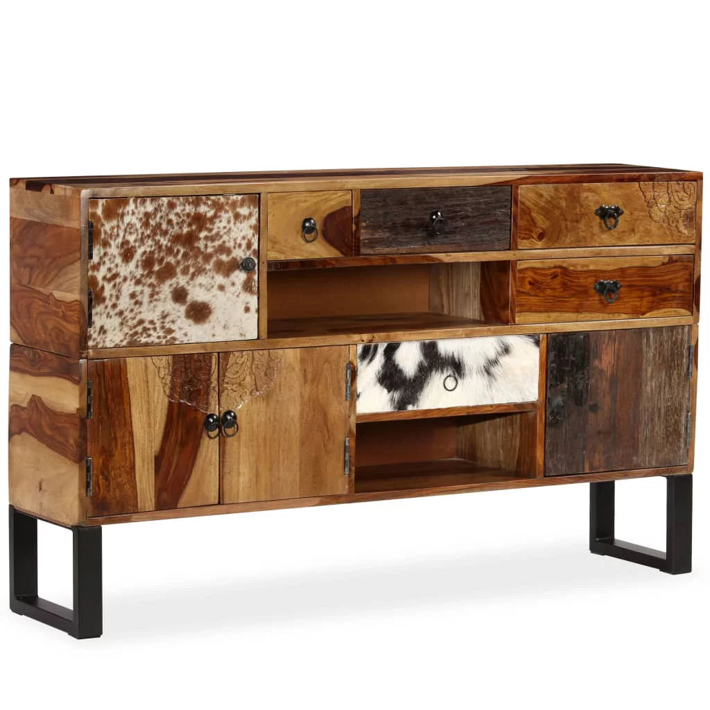 Solid Sheesham Wood Sideboard E883249