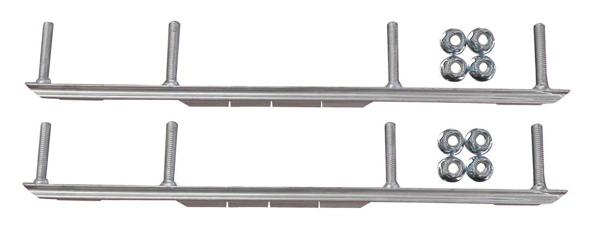 Blue XT Snowmobile Skis with 4.5" Shaper Bars Complete Kit M72483