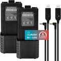 2 Pack 3800 mAh Extended Battery with USB Charging Cables U30794