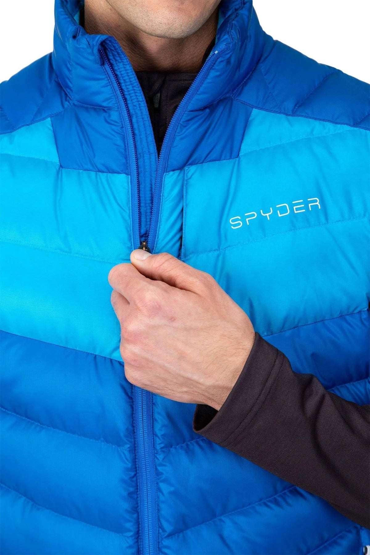 Black Down Vest J2524
