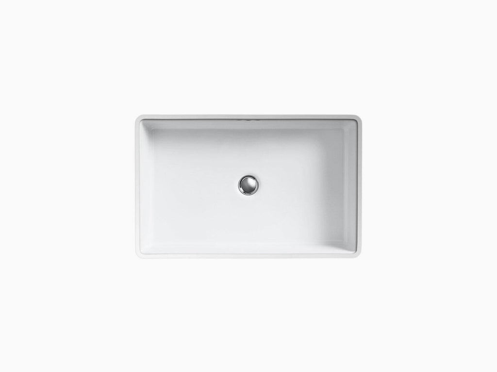 Undermount Bathroom Sink with Glazed Underside M41889