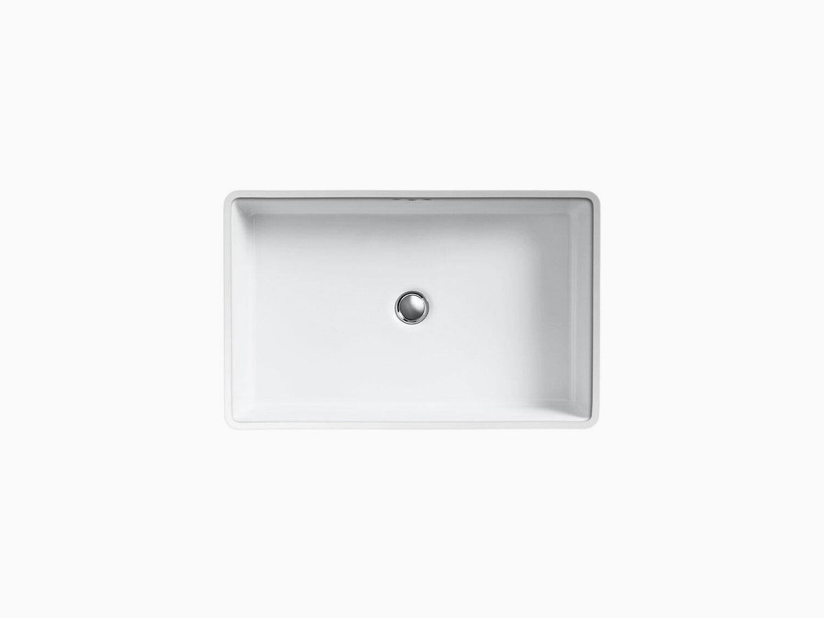 Undermount Bathroom Sink with Glazed Underside M41889