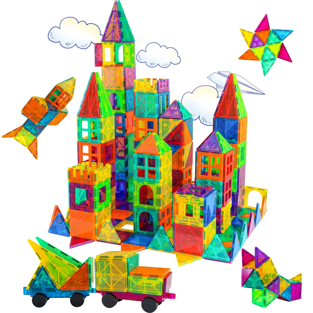 120 Pcs 3D Color Magnet Building Tiles Set Q2874