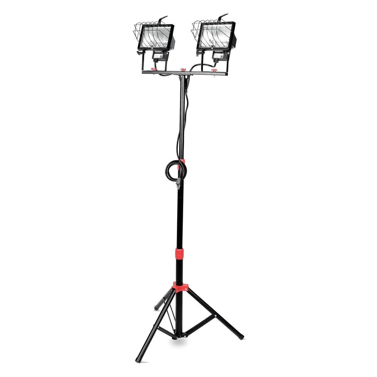 1000W Halogen 2 Light Tripod Mounted Portable Work Light C502517