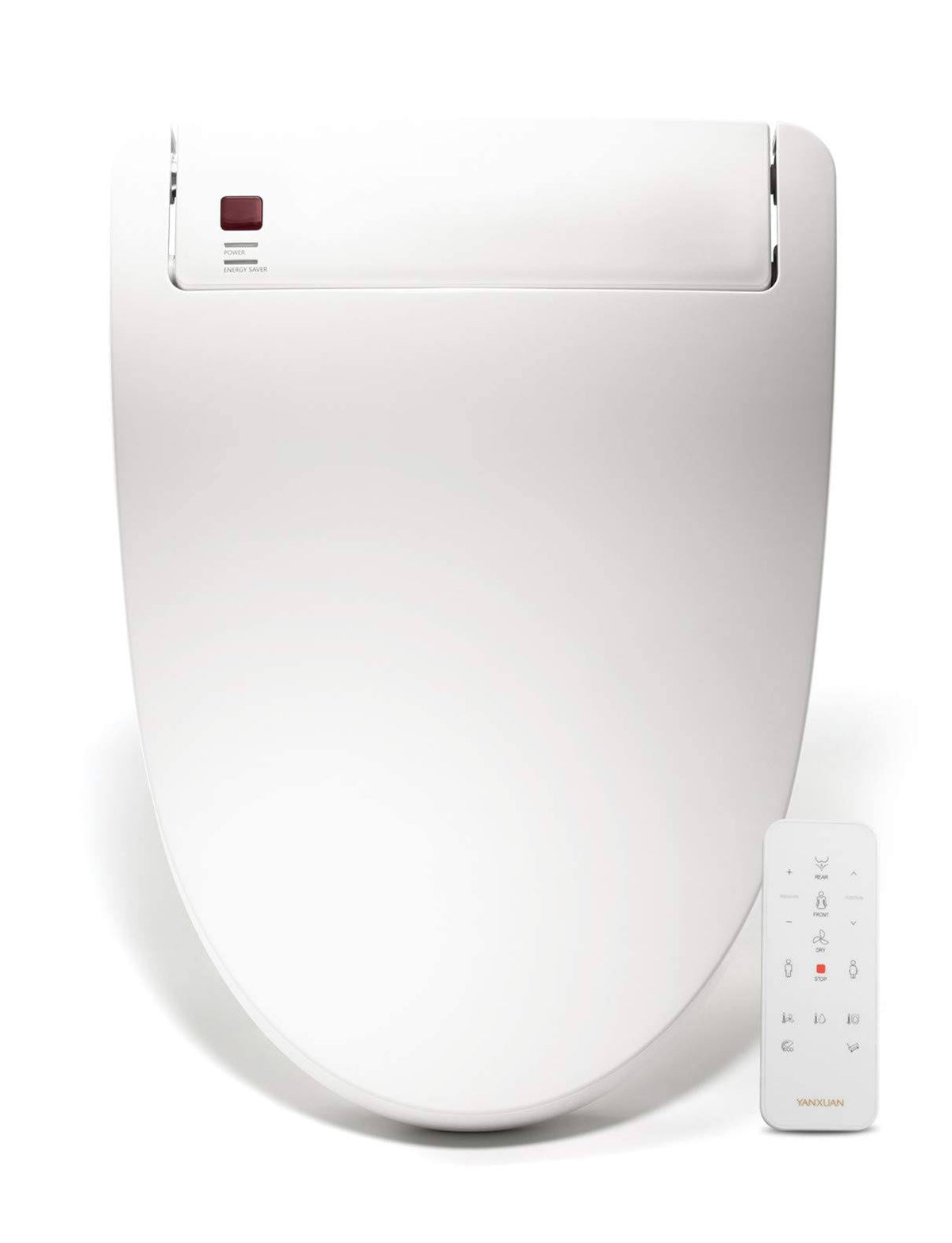 Heated Bidet Toilet Seat with Self Cleaning Stainless Nozzle Y4073