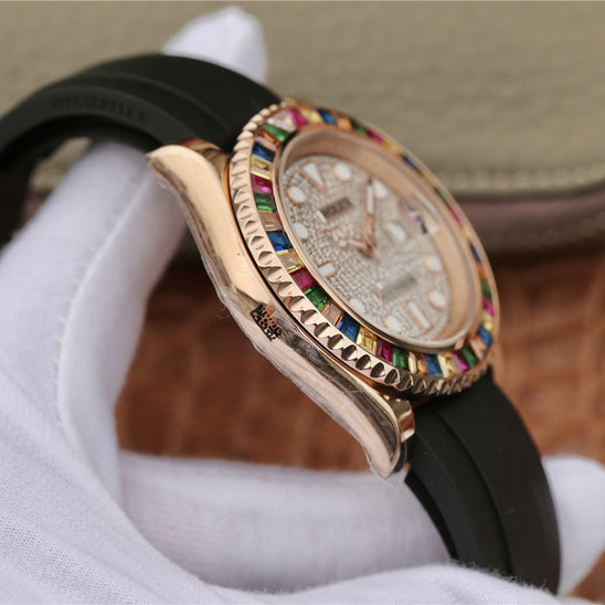 40mm Rubber Strap Watch T9576