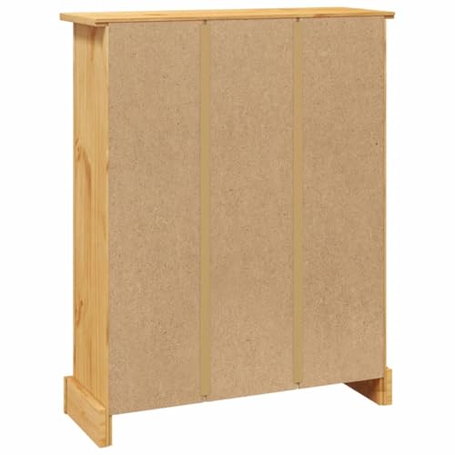 3-Tier Rustic Mexican Pinewood Bookcase N647