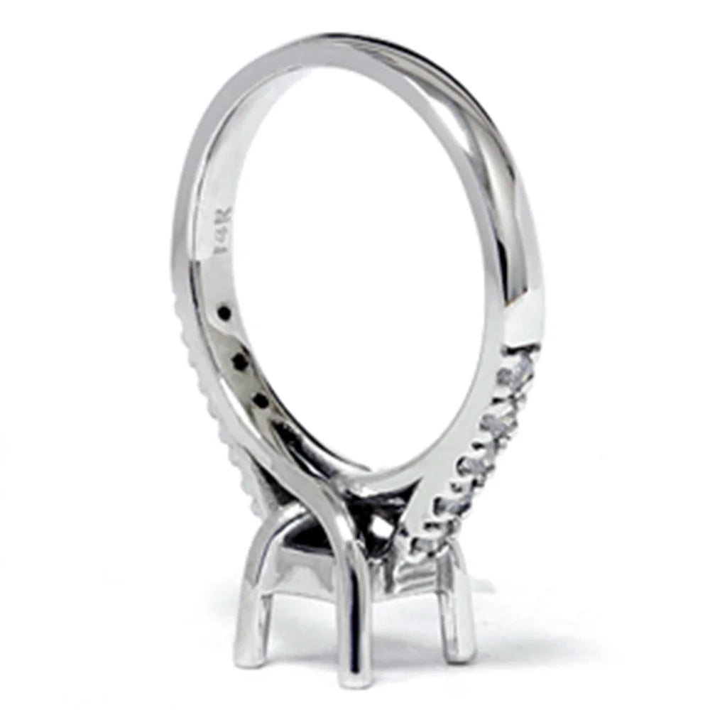 14K Diamond Engagement Ring Setting I1596