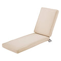 Antique Beige Patio Chaise Lounge Cushion Q5105