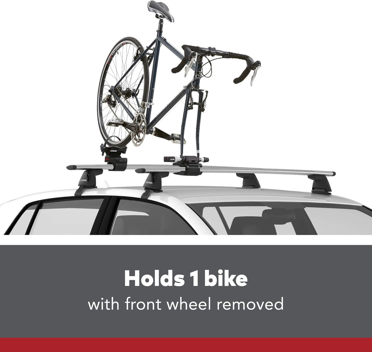 Fork Mount Bike Carrier for Roof Racks, 1 Bike Capacity X551272