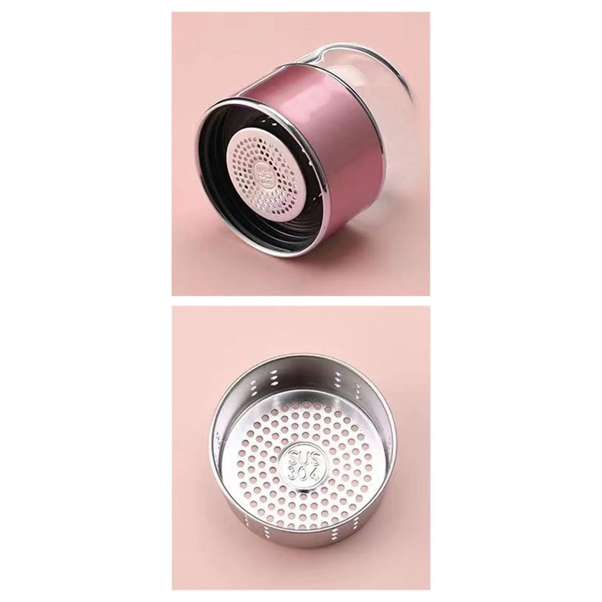 Glass Tea Infuser Bottle 350ml A6669