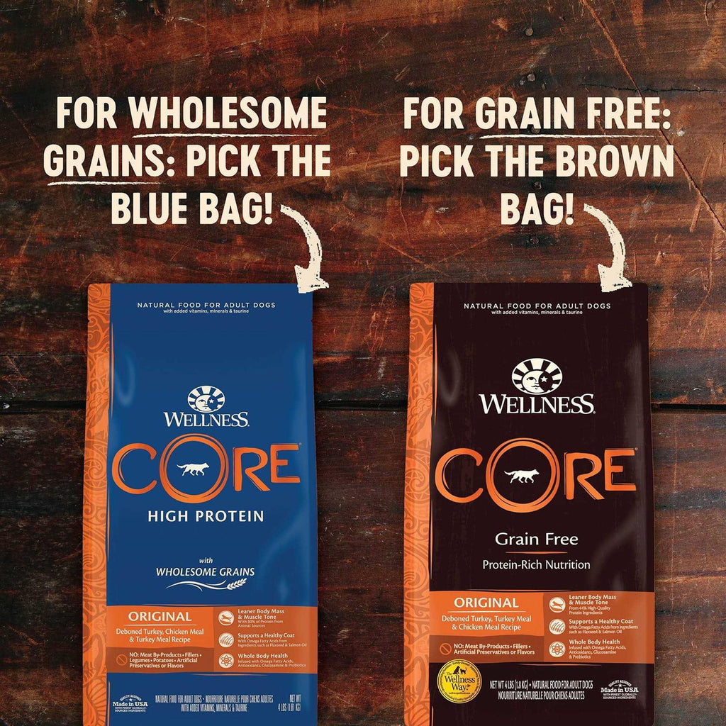 High Protein Wholesome Grains Dry Dog Food P62694
