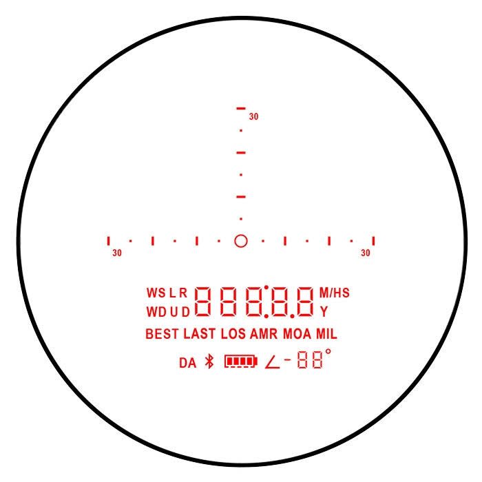 7x25mm Laser Rangefinder C43703