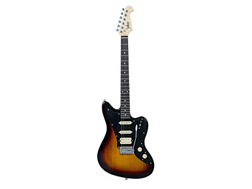 6 String Basswood Body Electric Guitar Sunburst R2805