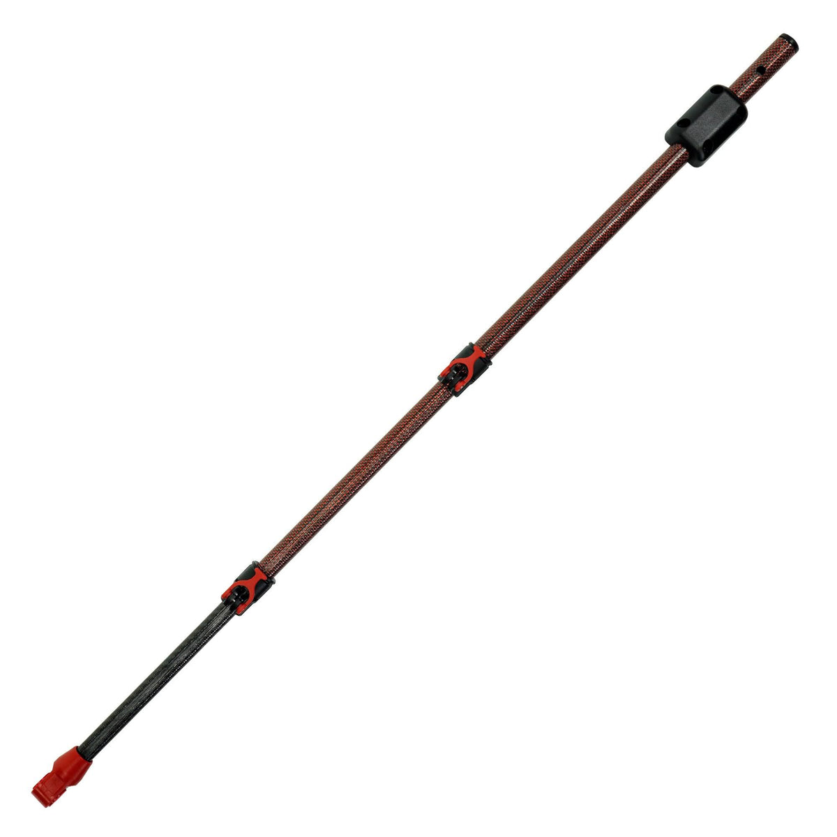 Telescopic Red/Black Carbon Shaft for Minelab Equinox Detector O626