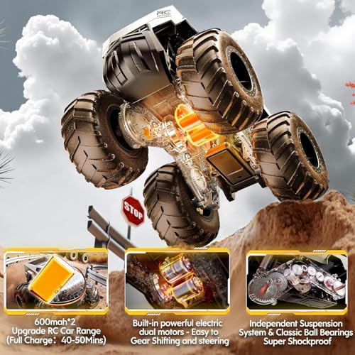 1:16 Scale Waterproof 4WD Amphibious Remote Control Toy Car D40271