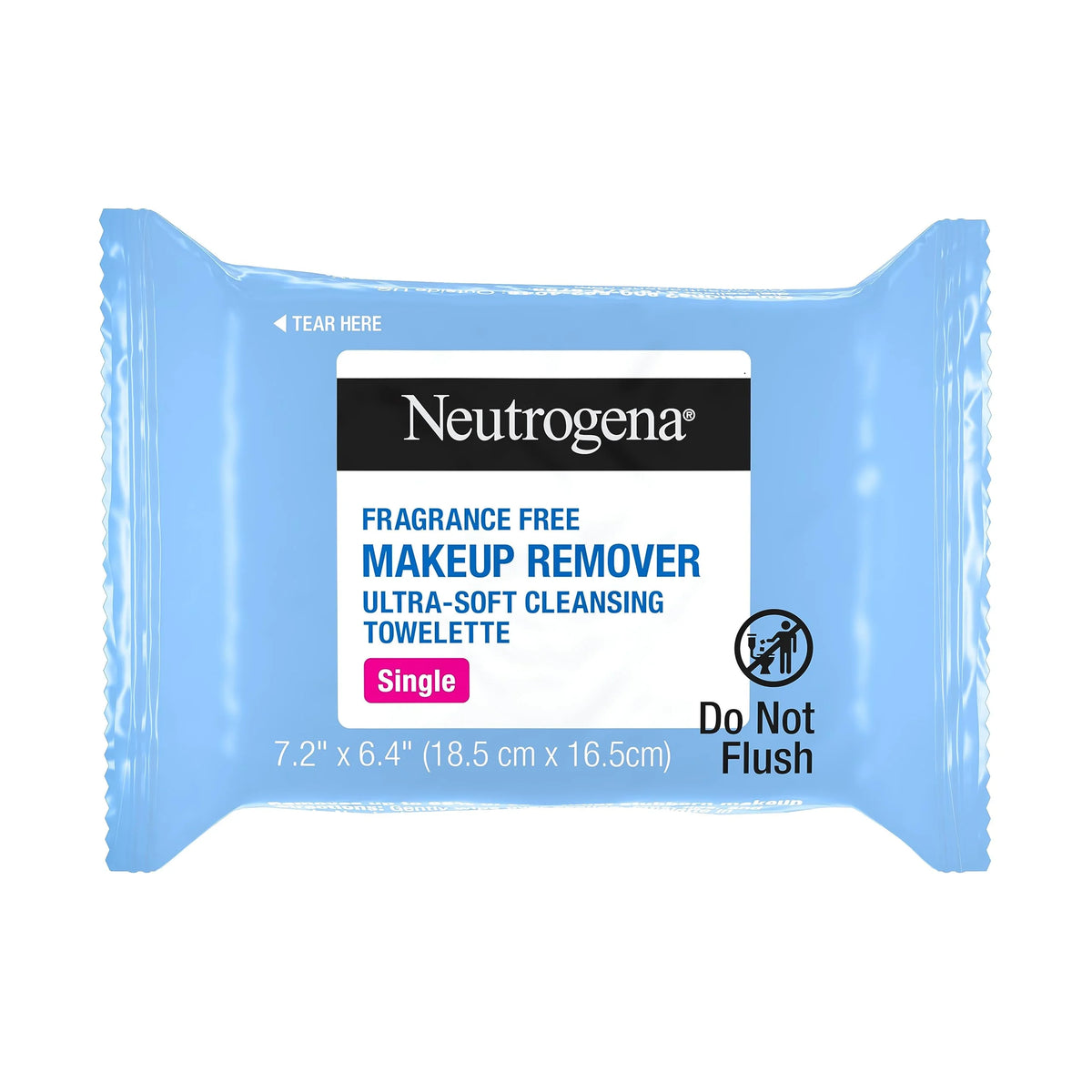 Fragrance-Free Makeup Remover Cleansing Towelette Singles 20 Ct Pack Of 6 J88255