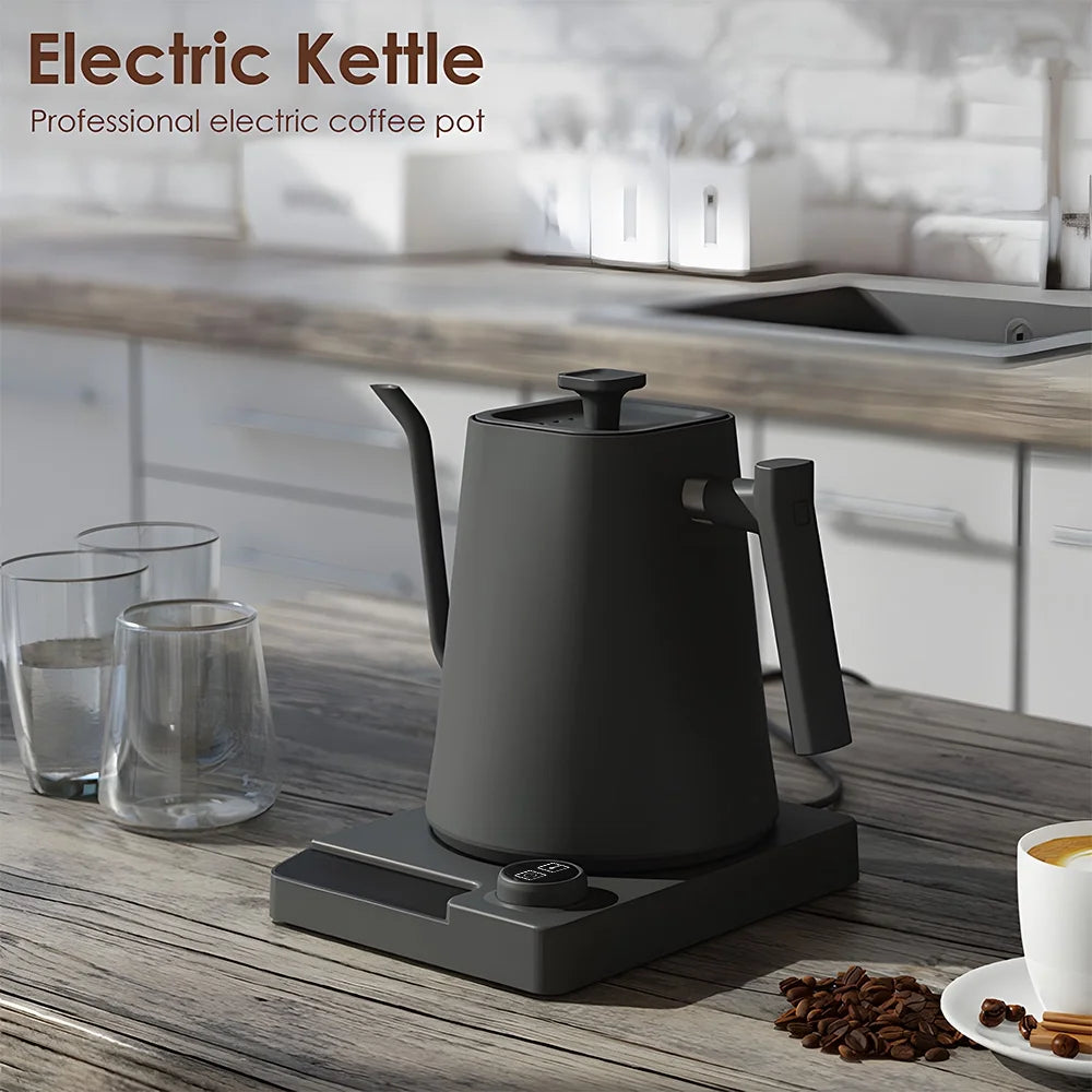1.0L Pour Over Kettle with Temperature Control and LCD Display A607238
