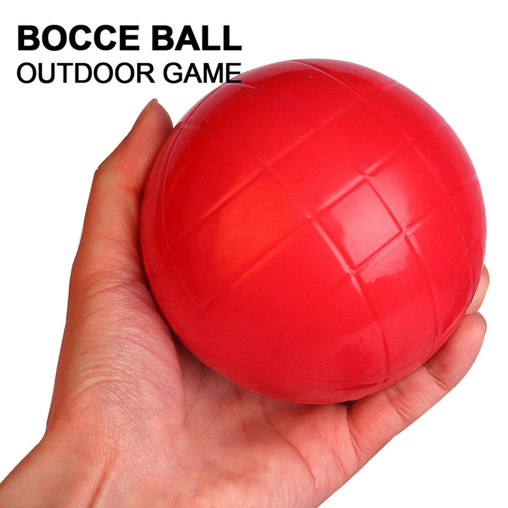 3.5in Bocce Ball Set with 8 Resin Balls and Carry Bag X117109