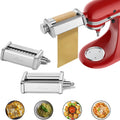 Pasta Sheet Roller Spaghetti Cutter and Fettuccine Cutter Stainless Steel Pasta Maker Accessories 3Pcs I536