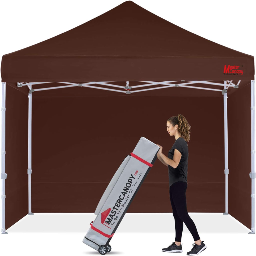 10x10 Heavy Duty Pop-up Canopy Tent with Sidewalls B377