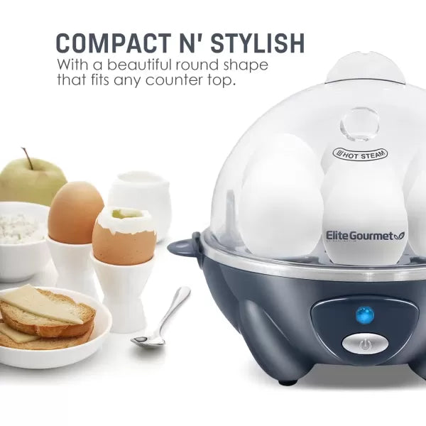 Electric 7 Egg Capacity Cooker with Auto Shut-Off N1354