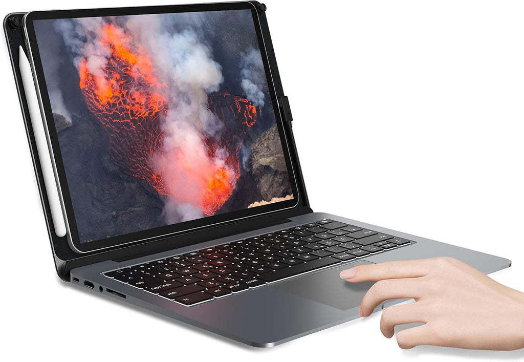 Magnetic Backlit Keyboard Case with Touchpad Q252