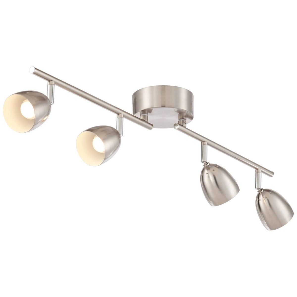 4-Light Satin Nickel LED Track Fixture Z56209