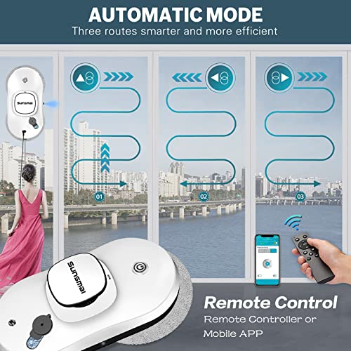 2800PA Automatic Window Cleaning Robot with Edge Detection B839008
