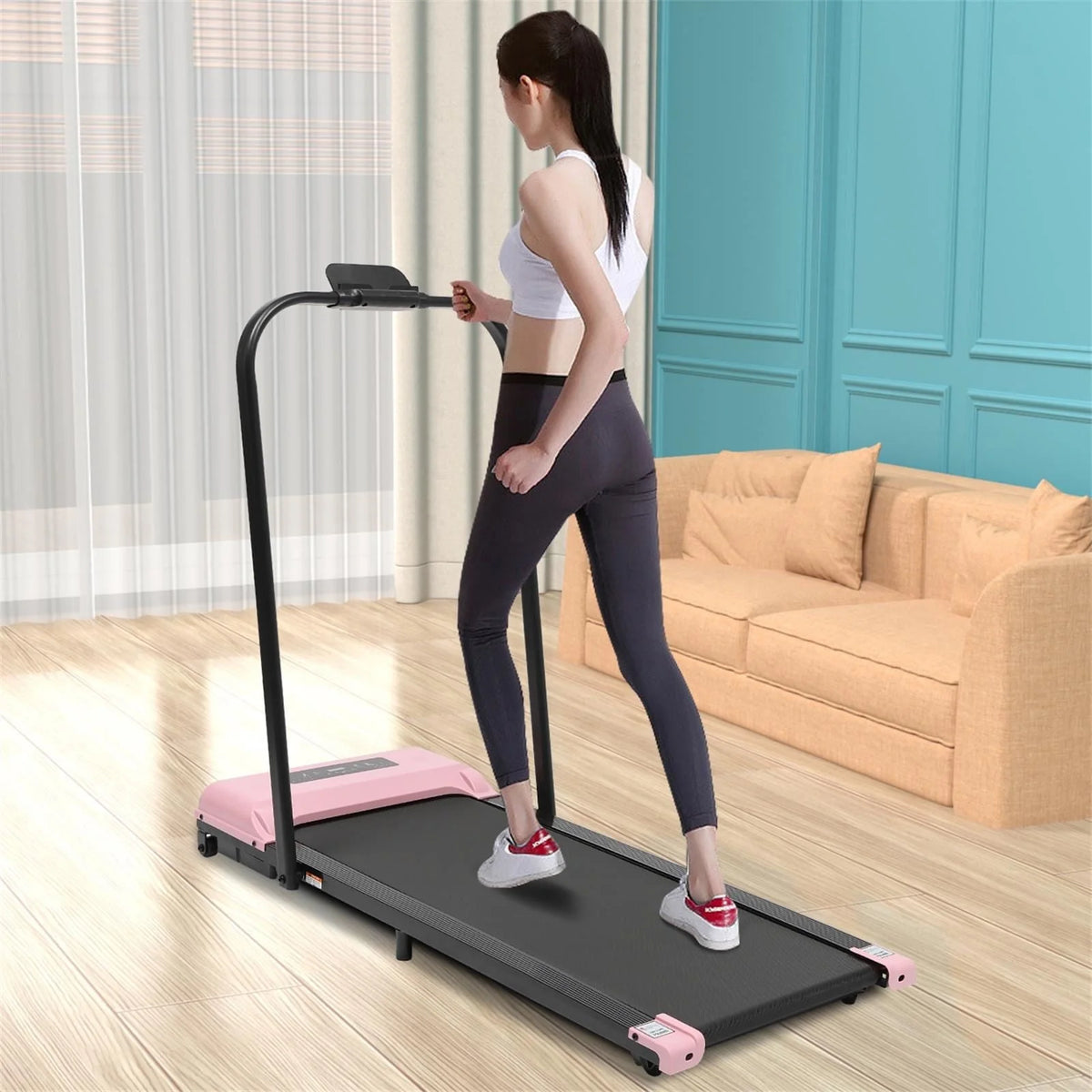 Folding 3.0HP Electric Treadmill with LED Display J77780