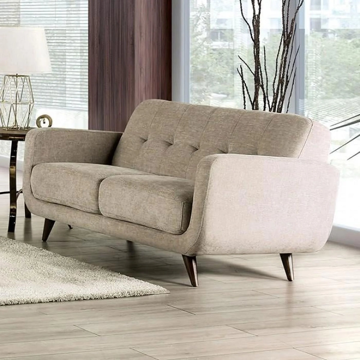 Beige 3pcs Living Room Set C1181