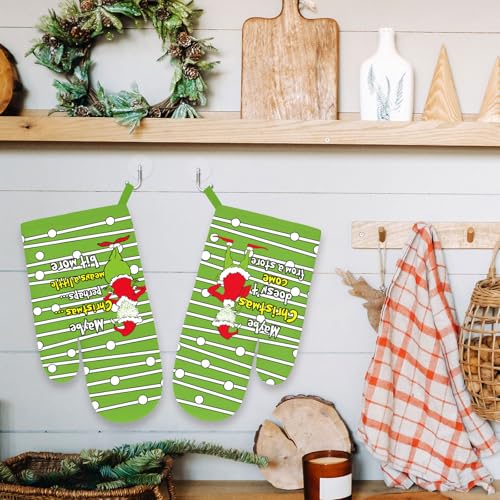 Christmas Oven Mitts Pot Holder 2Pcs H535
