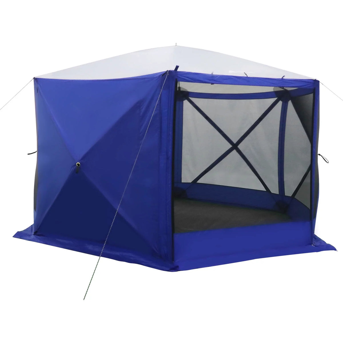 6 Hub Outdoor Camping Screen House, 1 Room, Blue F668