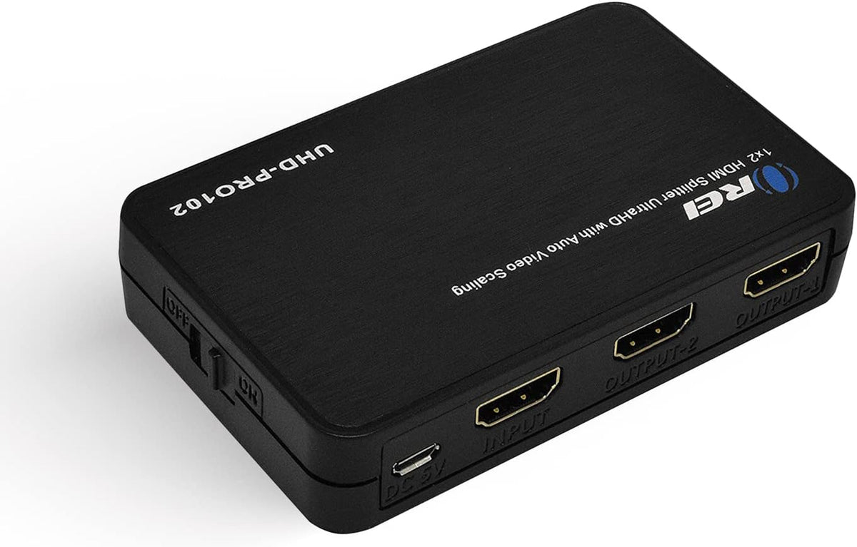 4K 1x4 HDMI Splitter with Down Scaler 4 Ports H744