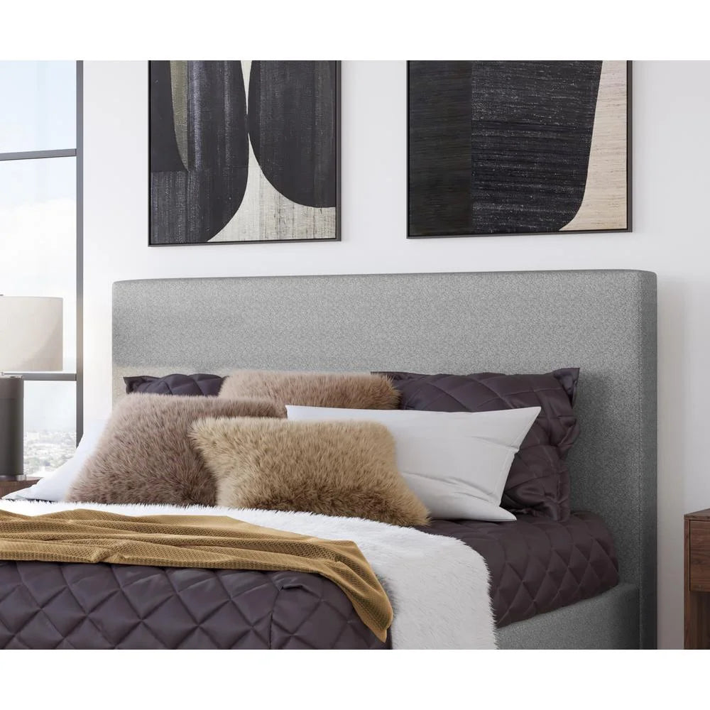 Upholstered Headboard in Pewter I235131
