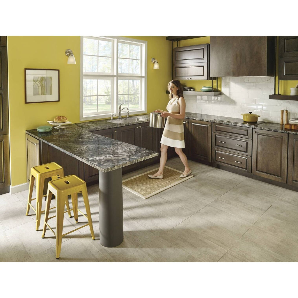 Matte Black High-Arc Single Handle Kitchen Faucet with Side W835