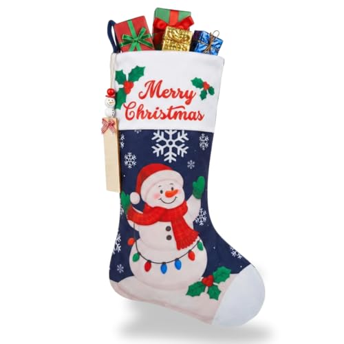 Cat Christmas Stocking with Paw Print Design F15638