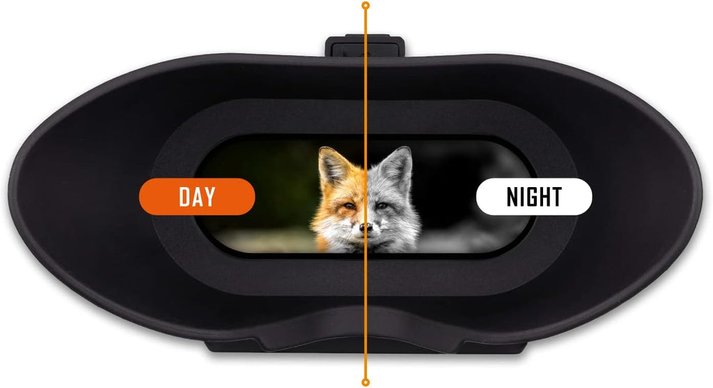 Night Vision Goggles Digital Infrared 1x Magnification 75yd Range Rechargeable Battery H443