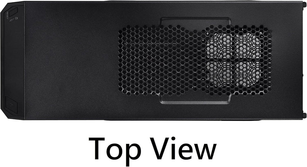 Black SPCC ATX Mid Tower Computer Chassis W87962