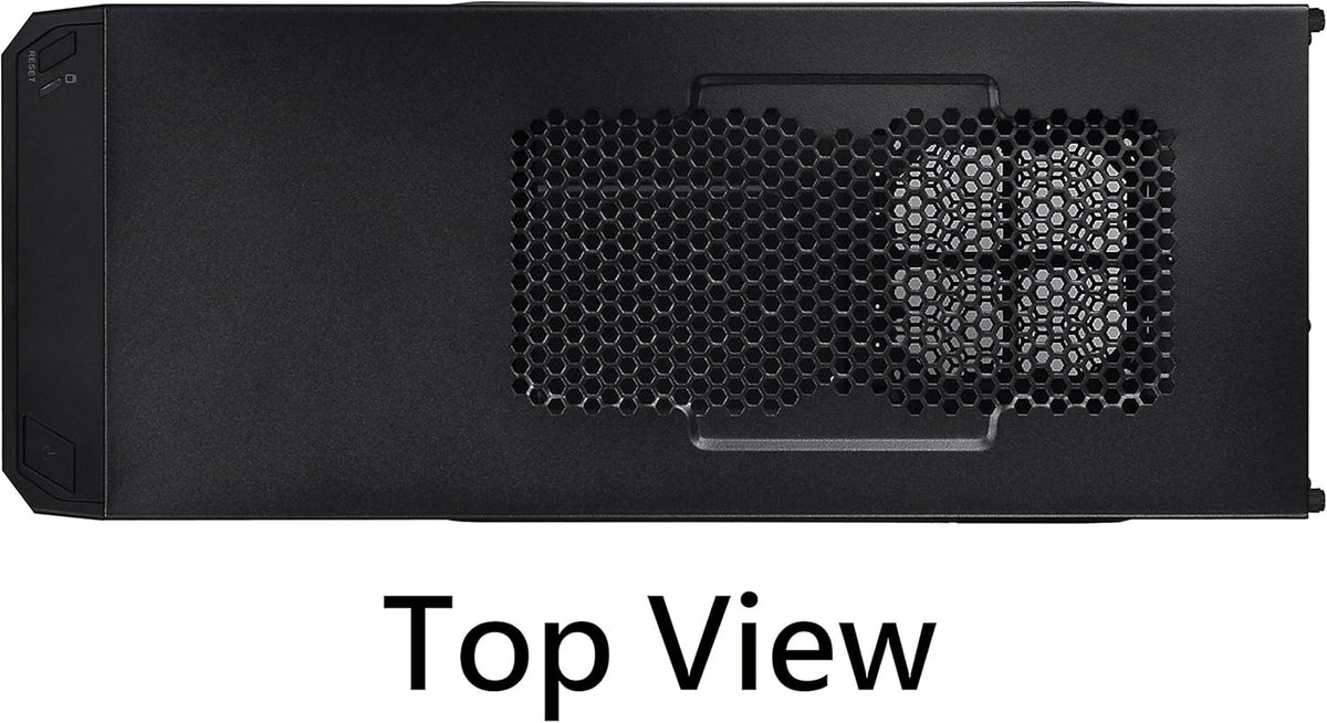 Black SPCC ATX Mid Tower Computer Chassis W87962