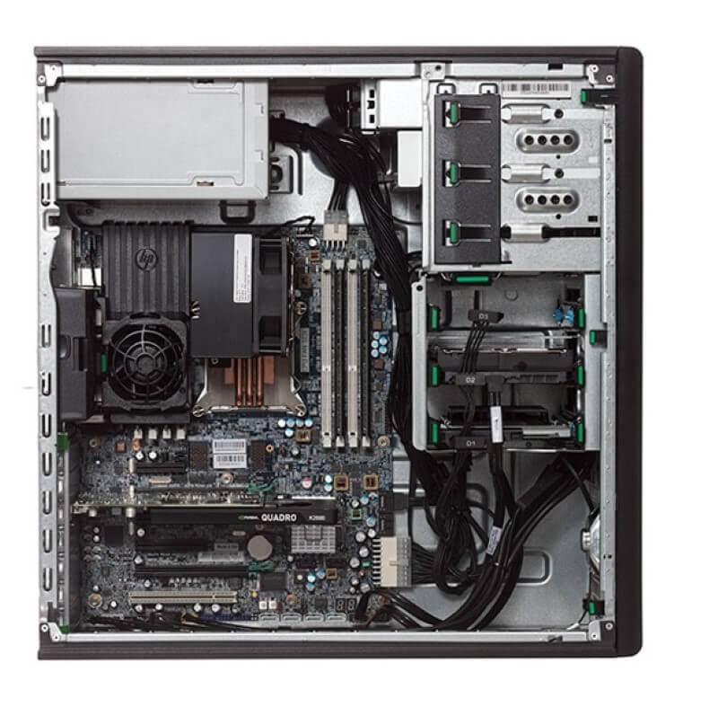 HP Z420 Workstation E5-1650 Six Core 3.2GHz 64GB 1TB SSD 2TB Q600 D977145
