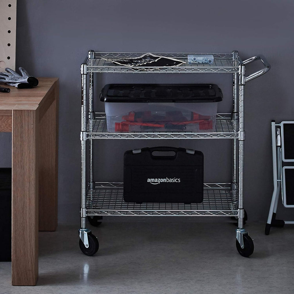 Heavy-Duty 3-Tier Utility Cart O238242