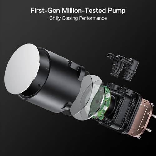 Liquid Cooling System CPU Water Cooler with 120mm PWM RGB Fans M721