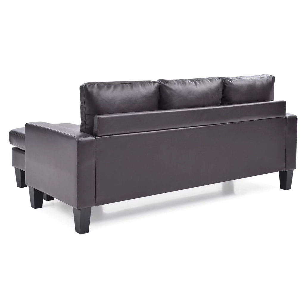 Cappuccino Sofa Chaise V809