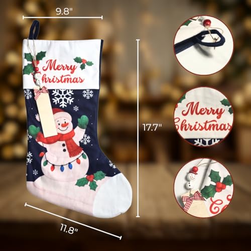 Cat Christmas Stocking with Paw Print Design F15638