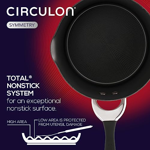 3.5 Quart Black Hard Anodized Nonstick Saucepan with Lid V630289