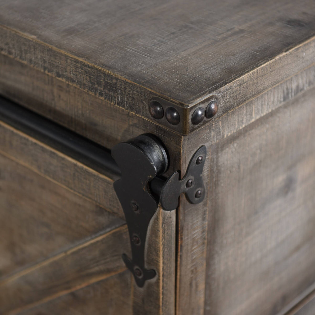 3-Drawer Driftwood Grey Side Cabinet A645950