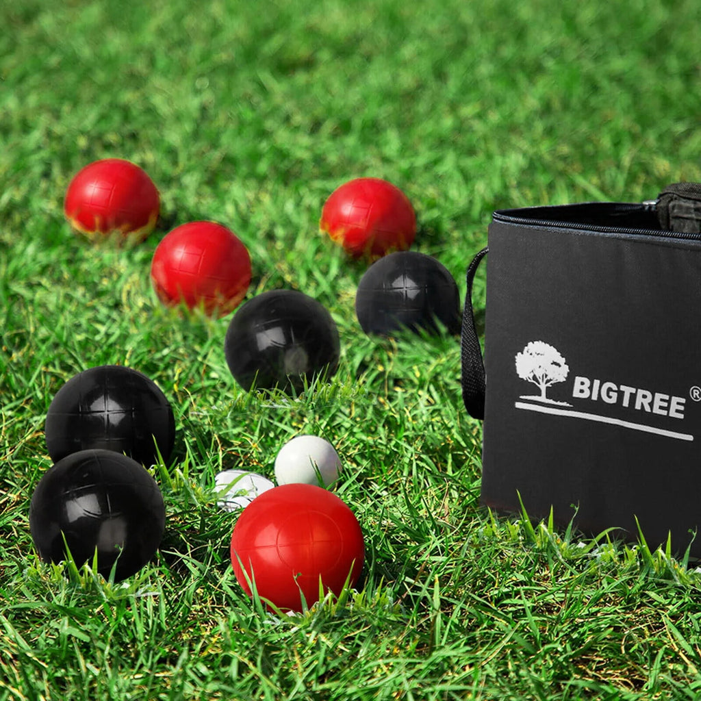 3.5in Bocce Ball Set with 8 Resin Balls and Carry Bag X117109