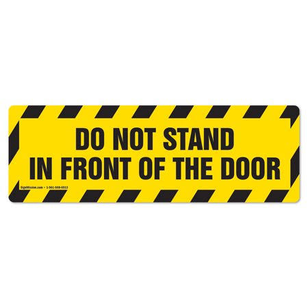 Non-Slip Vinyl Floor Marker, 12 Pack of 6 inch x 18 inch B35411