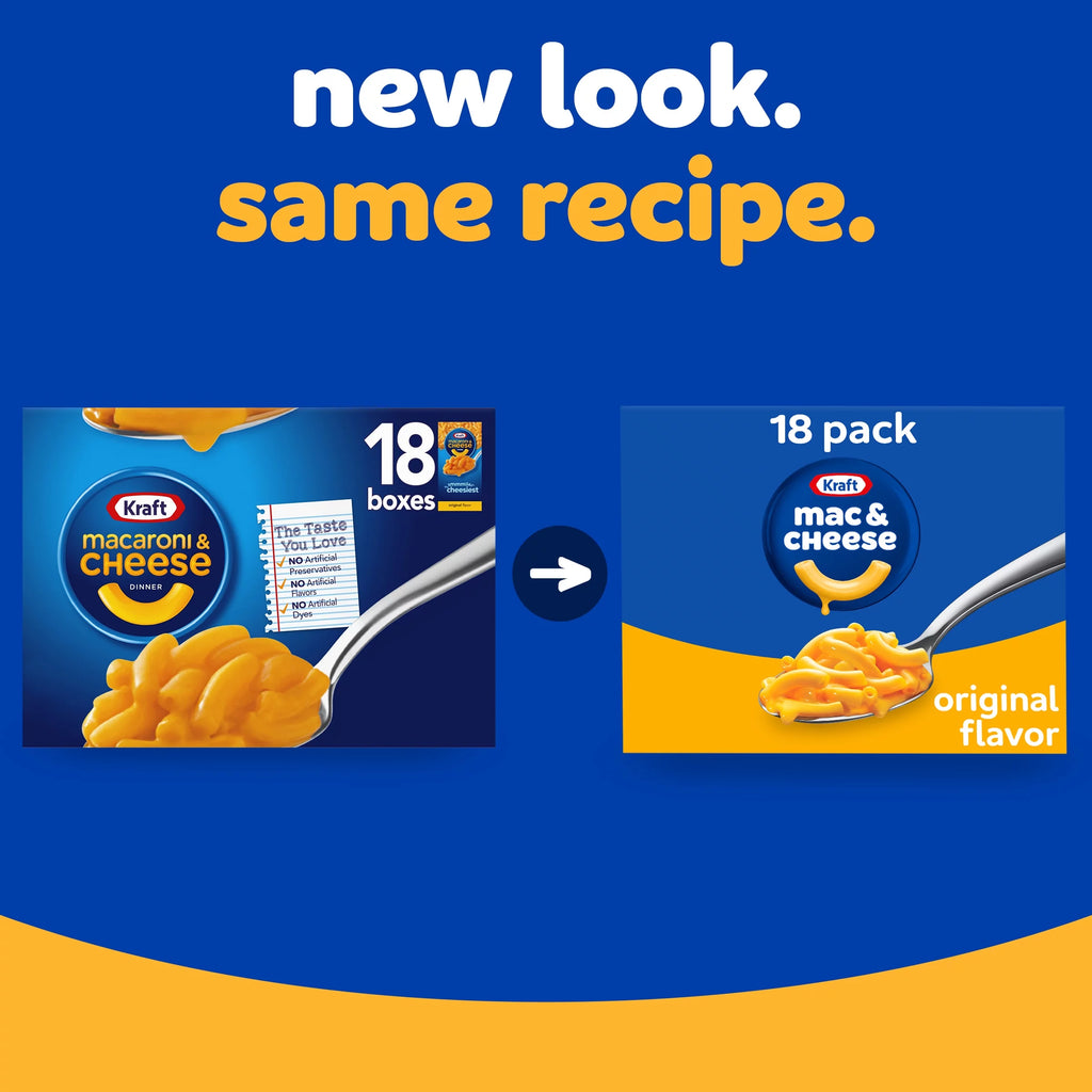18 ct Pack 7.25 oz Macaroni and Cheese Dinner S51595